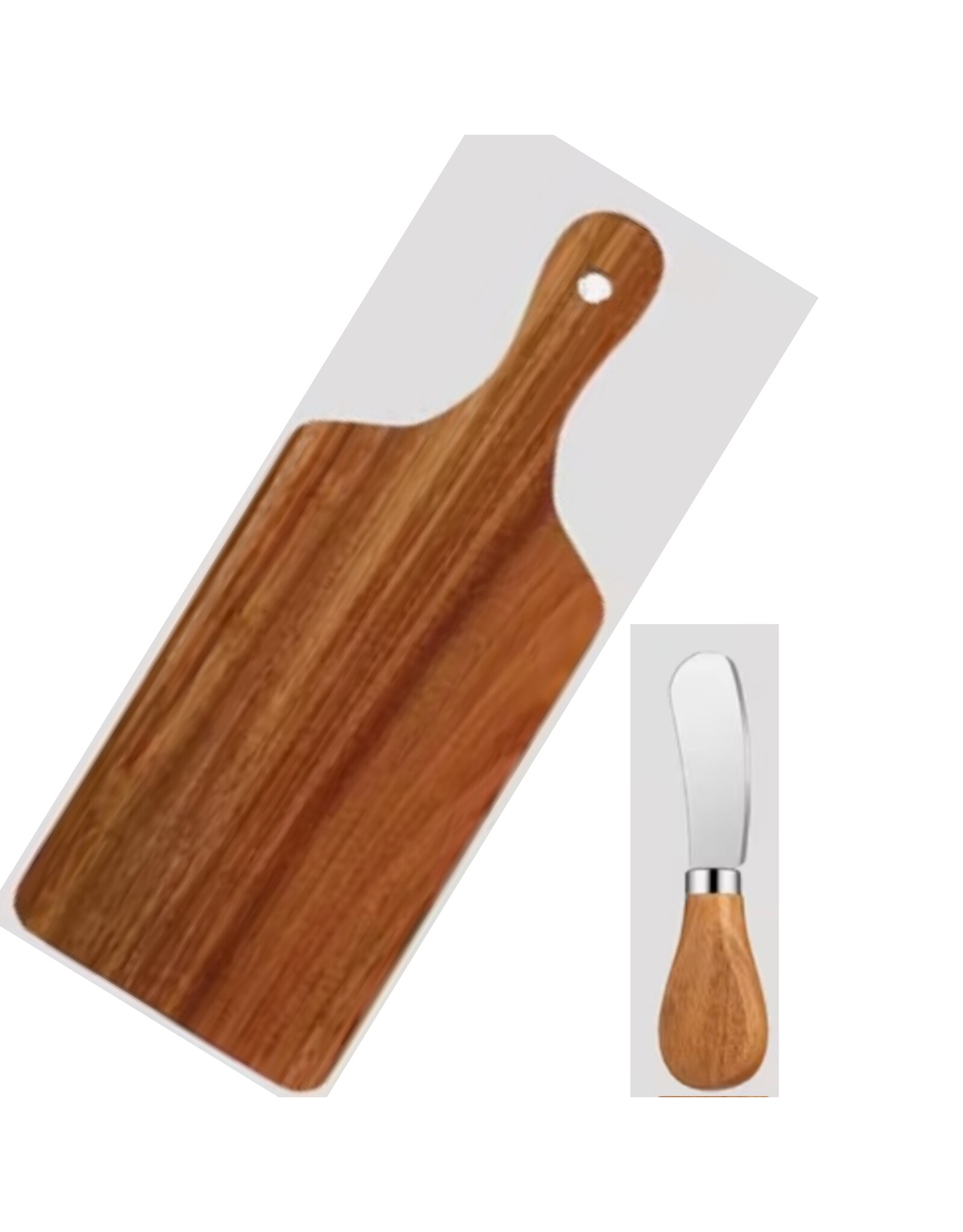 Charcuterie board & knife (individual)