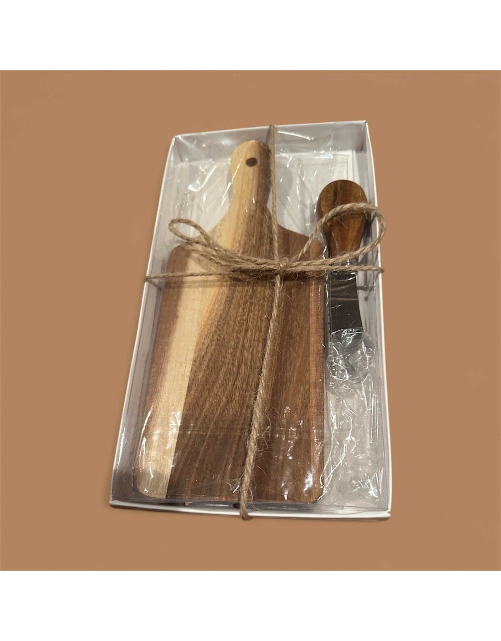 Charcuterie board & knife (individual)