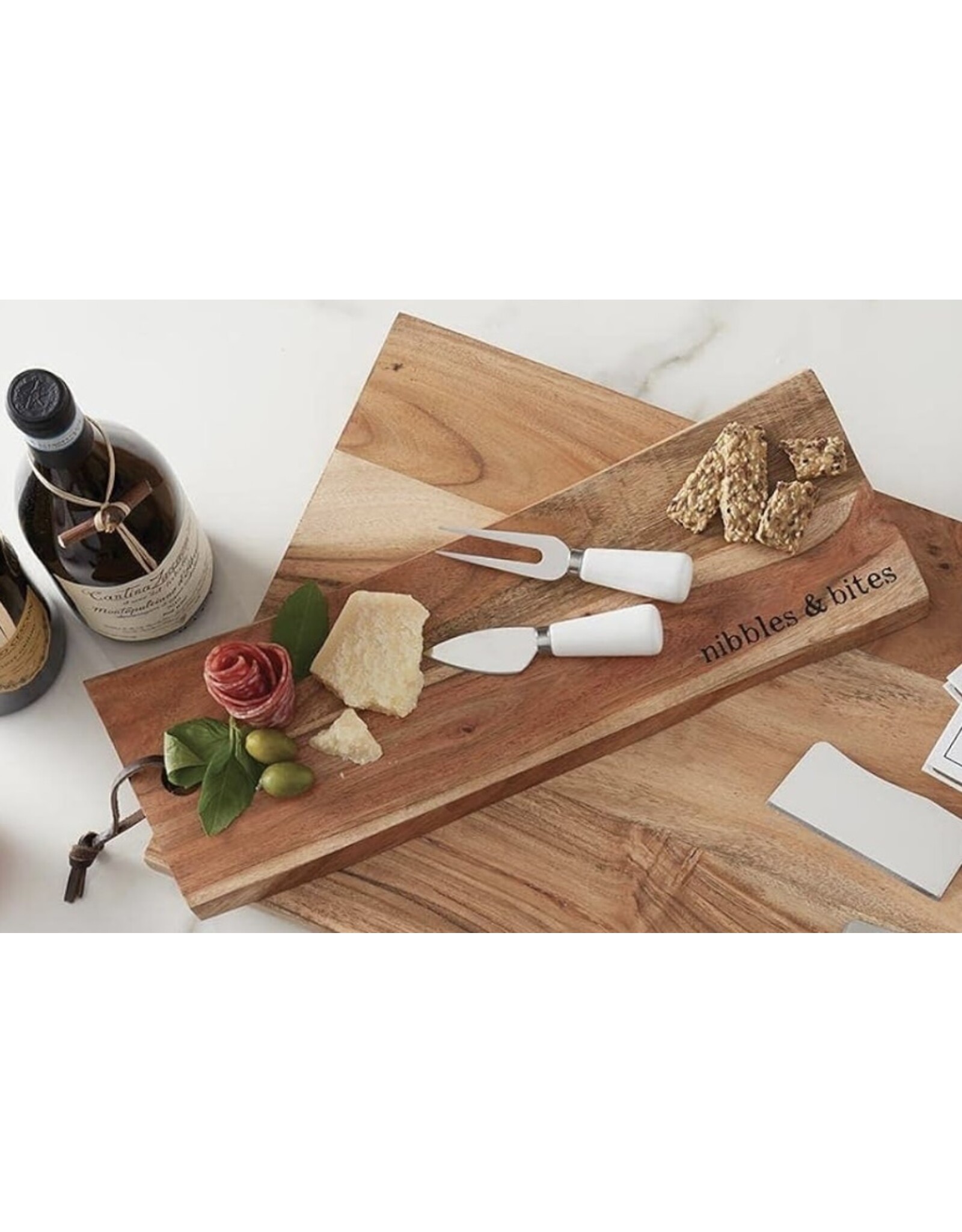 Nibbles & Bites Acacia charcuterie board