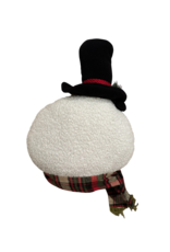 LATA Adorable stuffed snowman w/ top hat