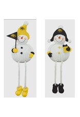 hanna's handiwork Iowa Resin Snowman w/ Dangle Legs