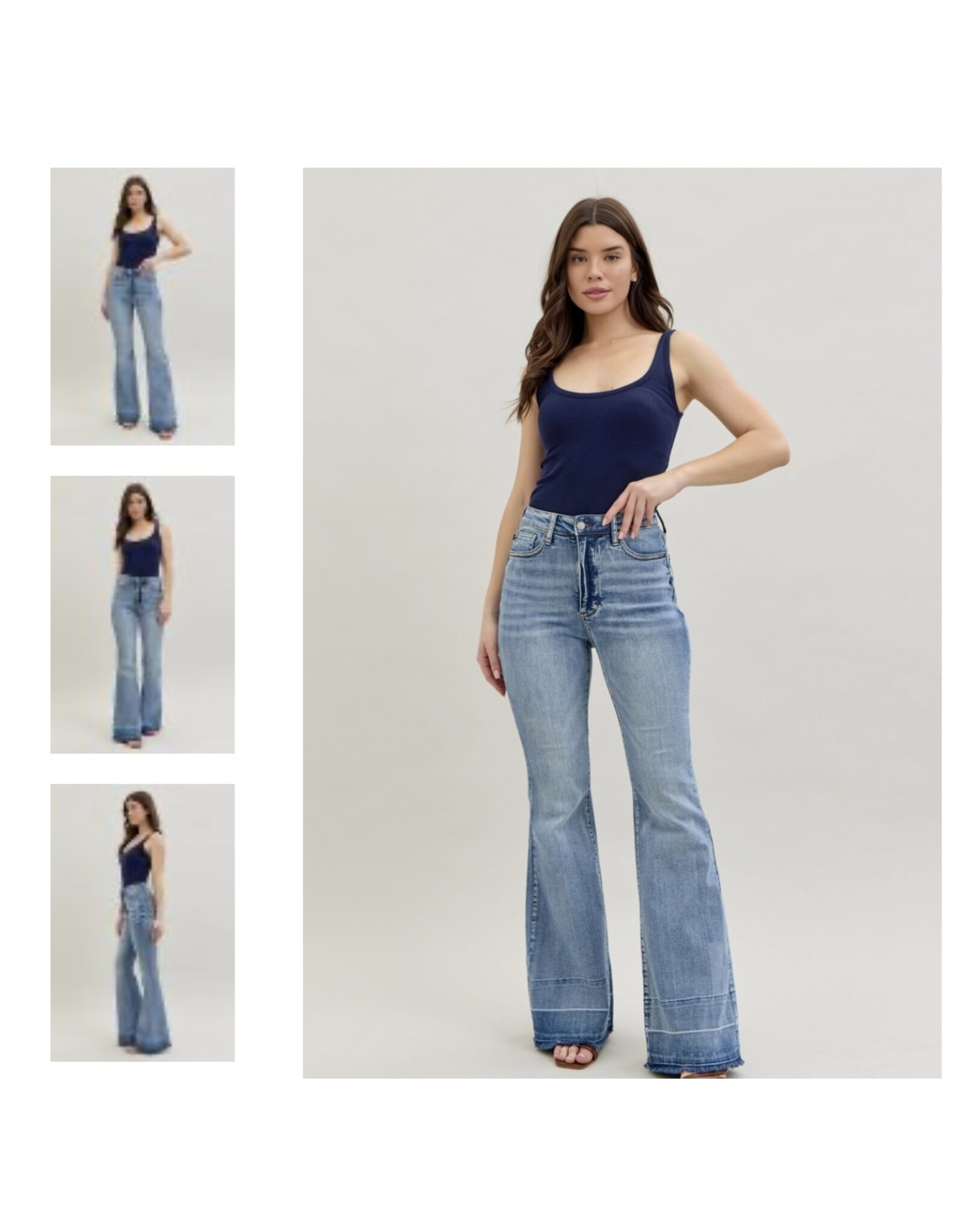 Judy Blue Judy Blue HW Tummy Control Release Hem Flare