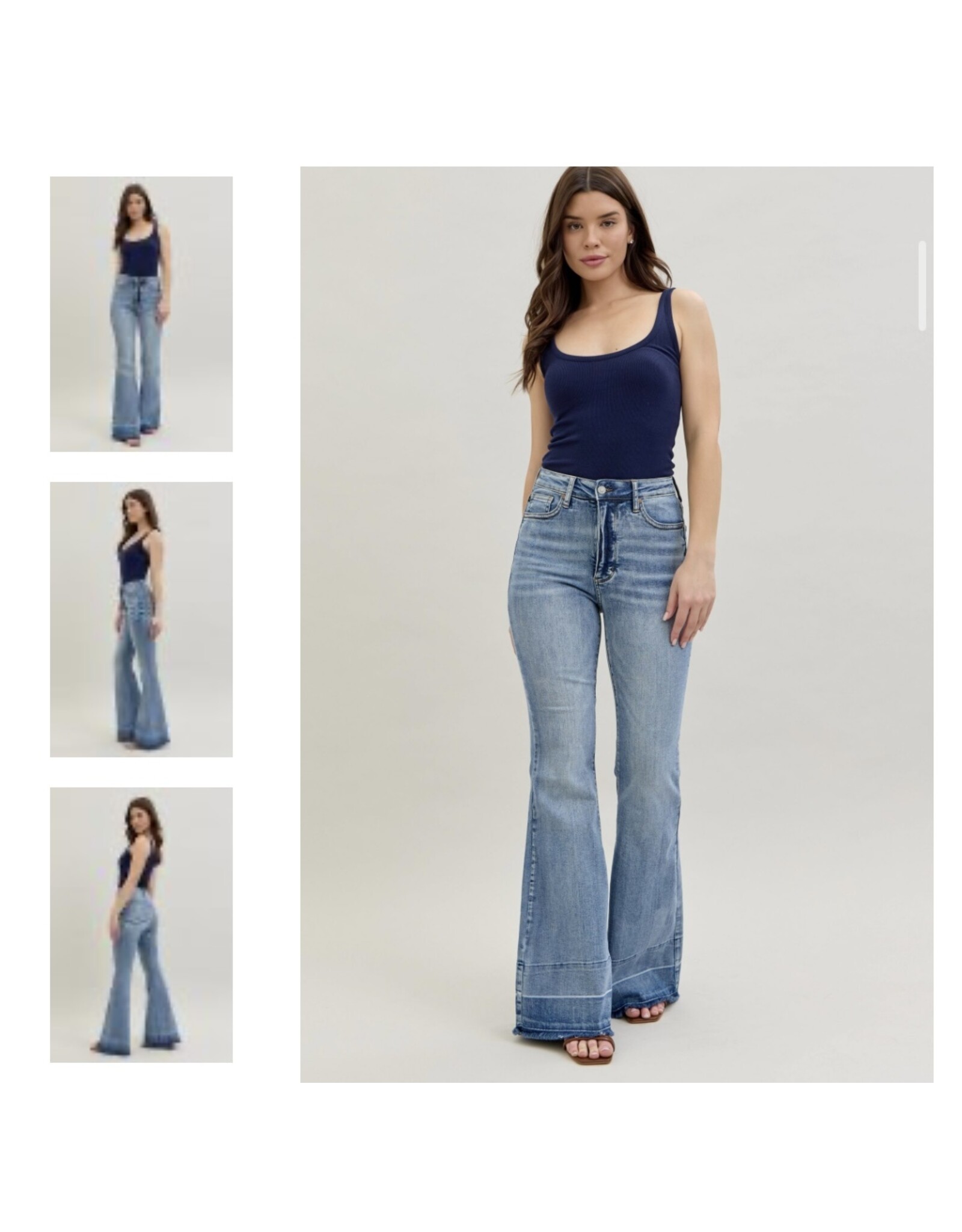 Judy Blue Judy Blue HW Tummy Control Release Hem Flare