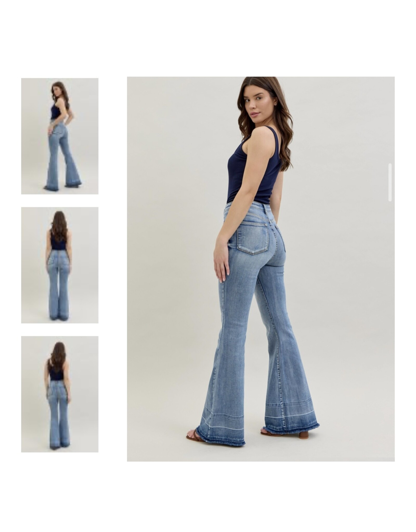 Judy Blue Judy Blue HW Tummy Control Release Hem Flare