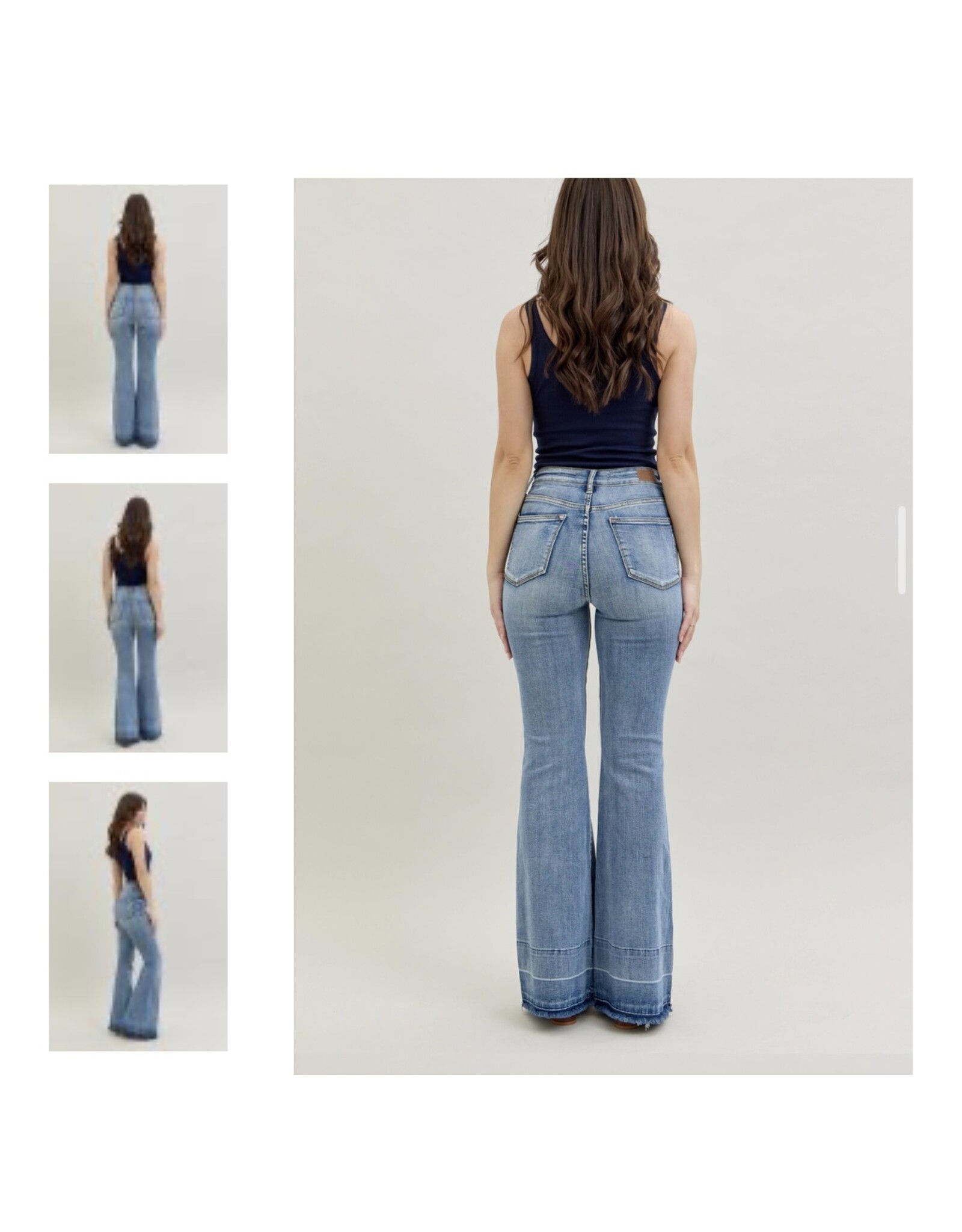 Judy Blue Judy Blue HW Tummy Control Release Hem Flare