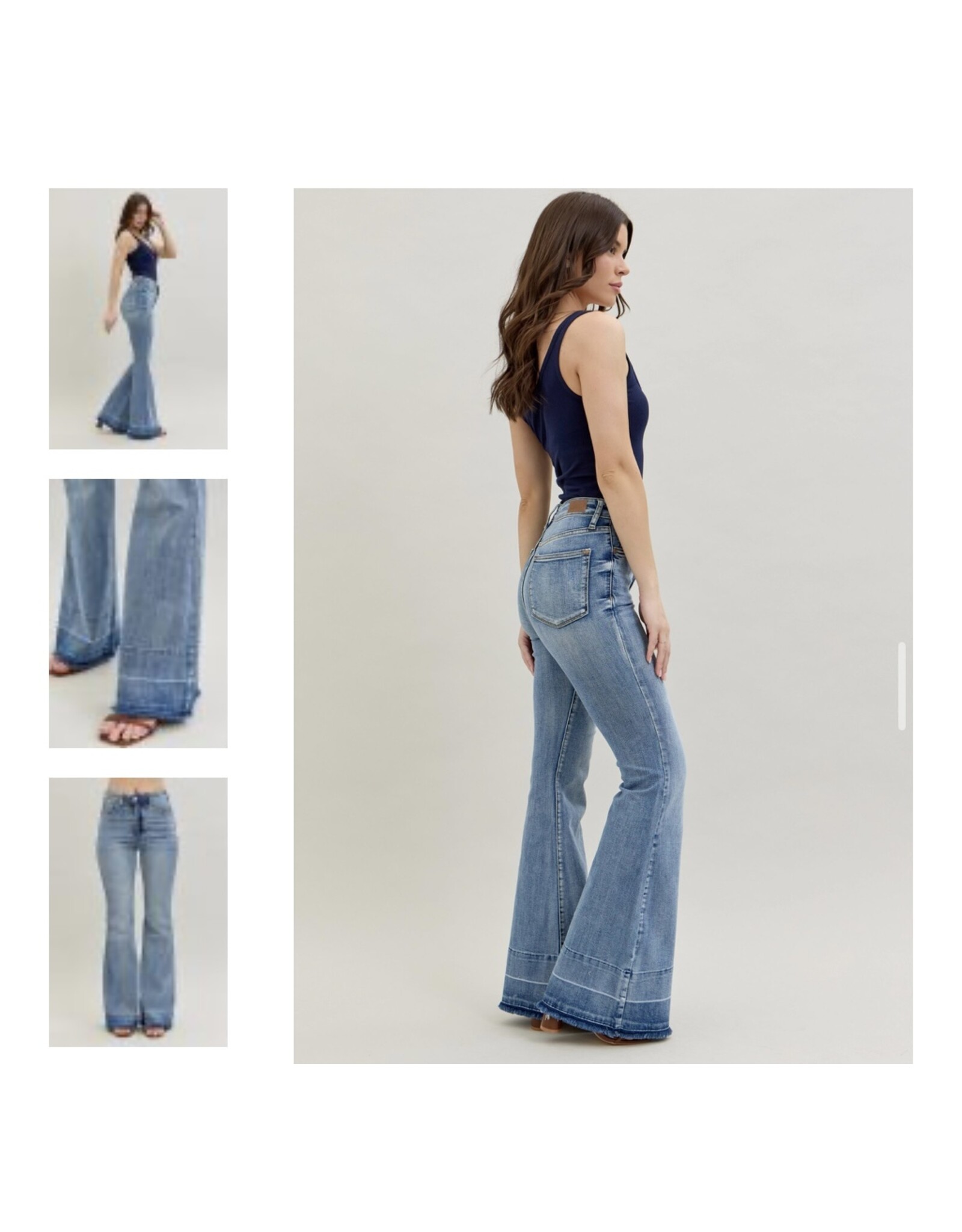 Judy Blue Judy Blue HW Tummy Control Release Hem Flare