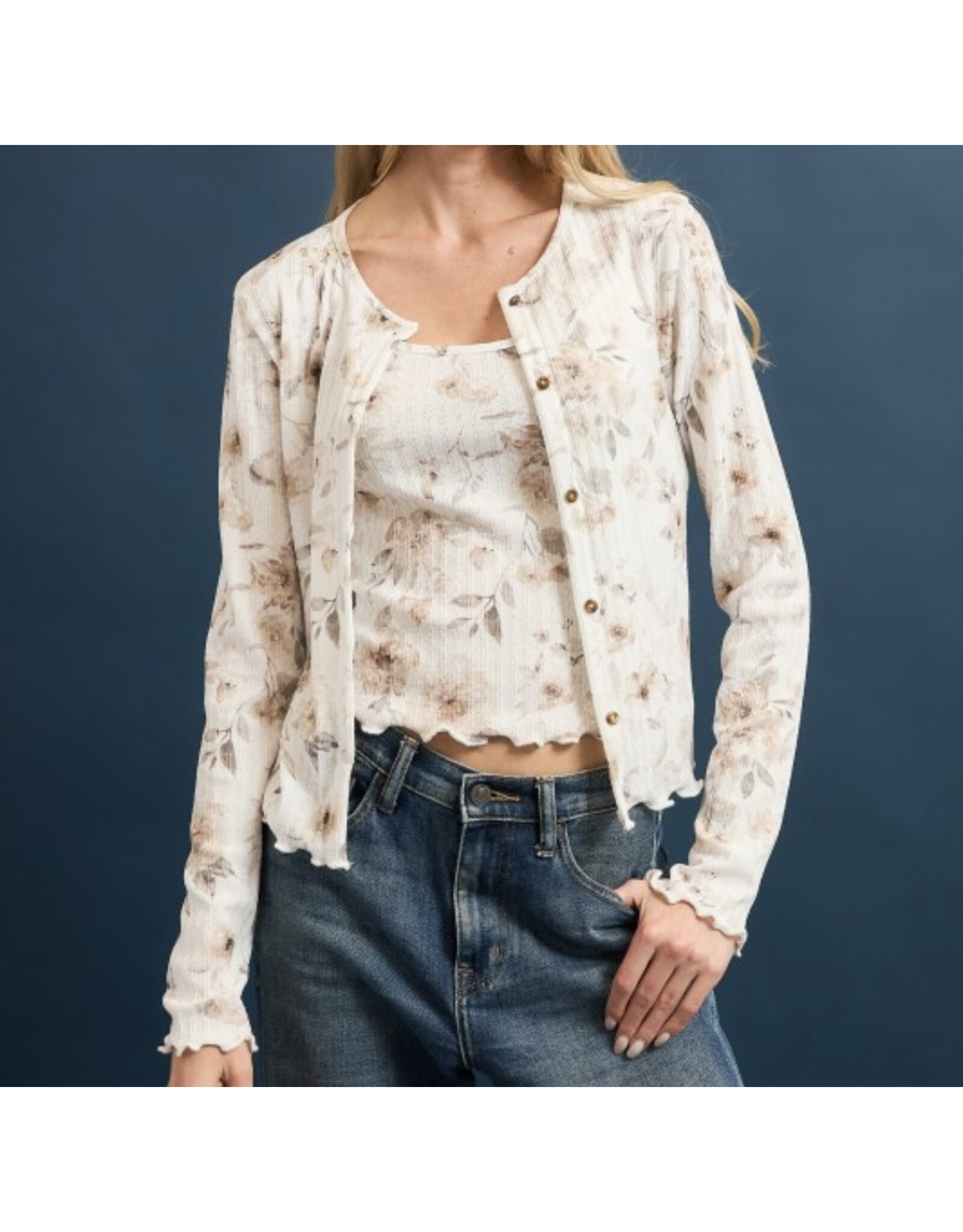 Gorgeous floral cardigan SET