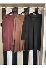 Techno suave polo neck dress