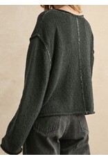 Charcoal Stitch Contrasted Sweater
