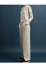 Stripe Long Slv Boxy Top w/ Pants set