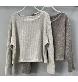 Knit Long Sleeve Crew Sweater