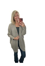Boucle Dolman Sleeve Cardigan