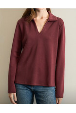 Techno suave polo l/s top