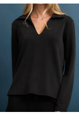 Techno suave polo l/s top