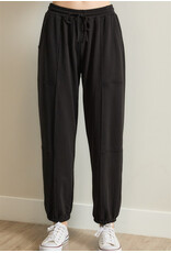 Wasabi+mint terry baggy sweatpants