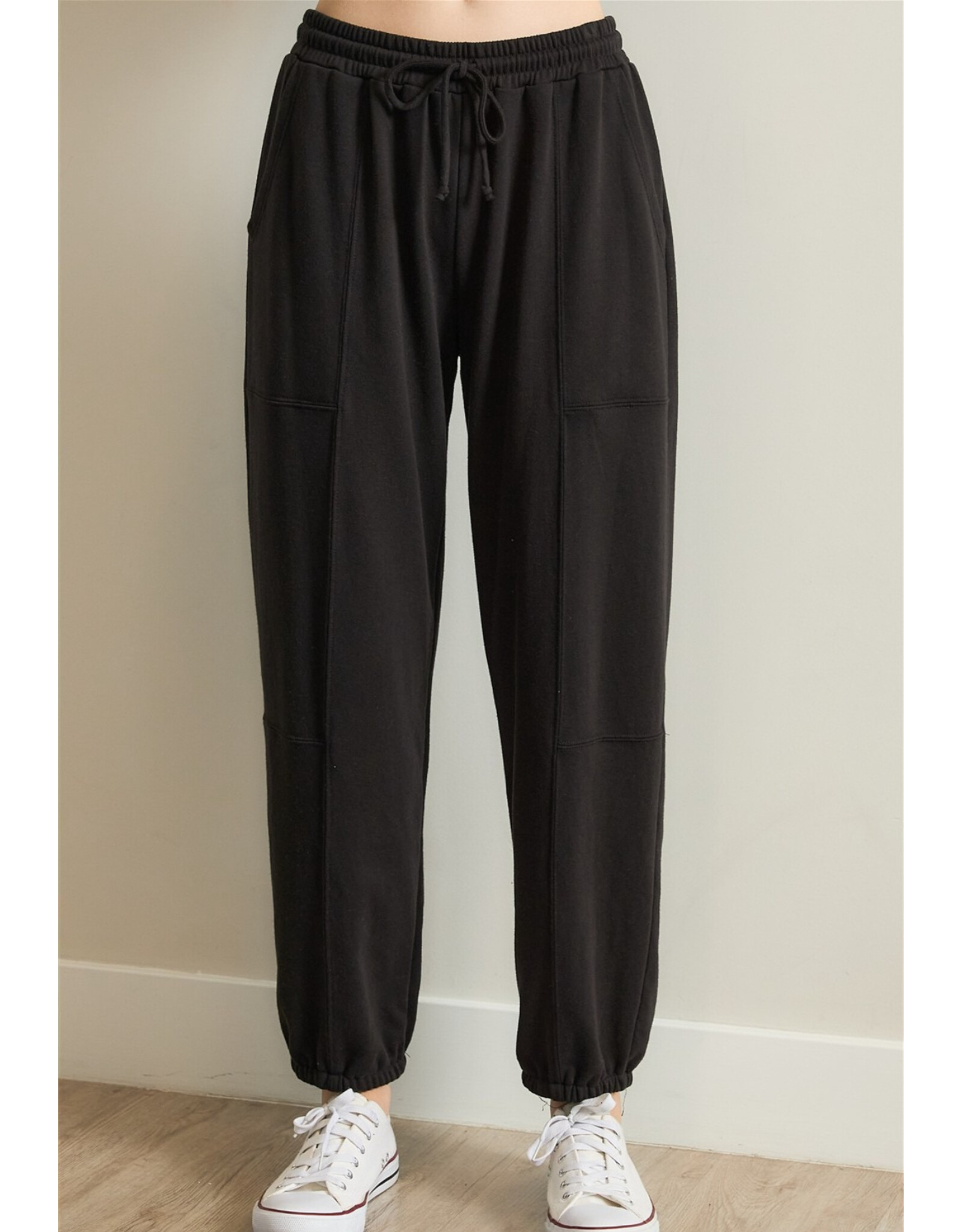 Wasabi+mint terry baggy sweatpants