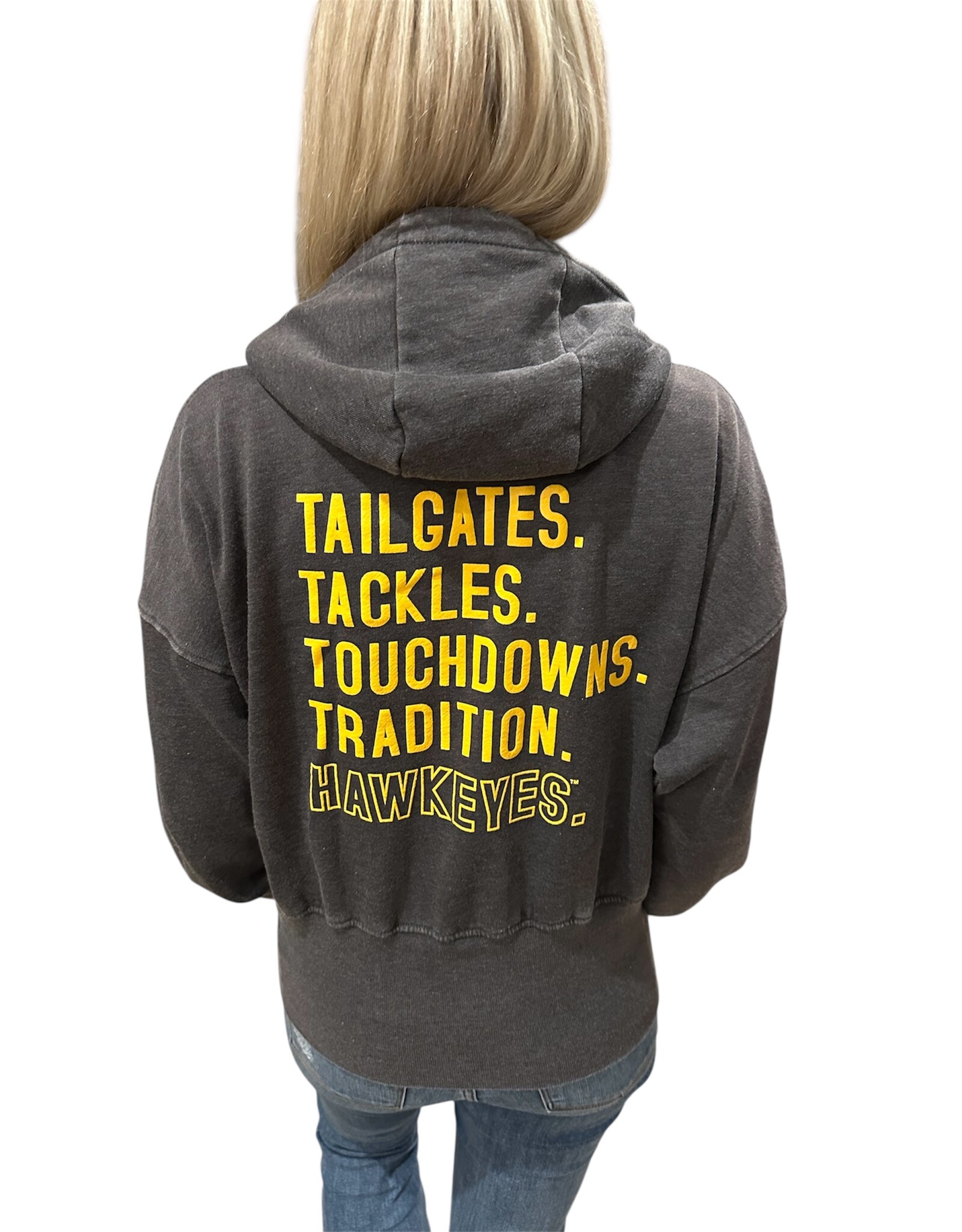 Hawkeye Tailgates Tackles Touchdowns Traditions  Hoody