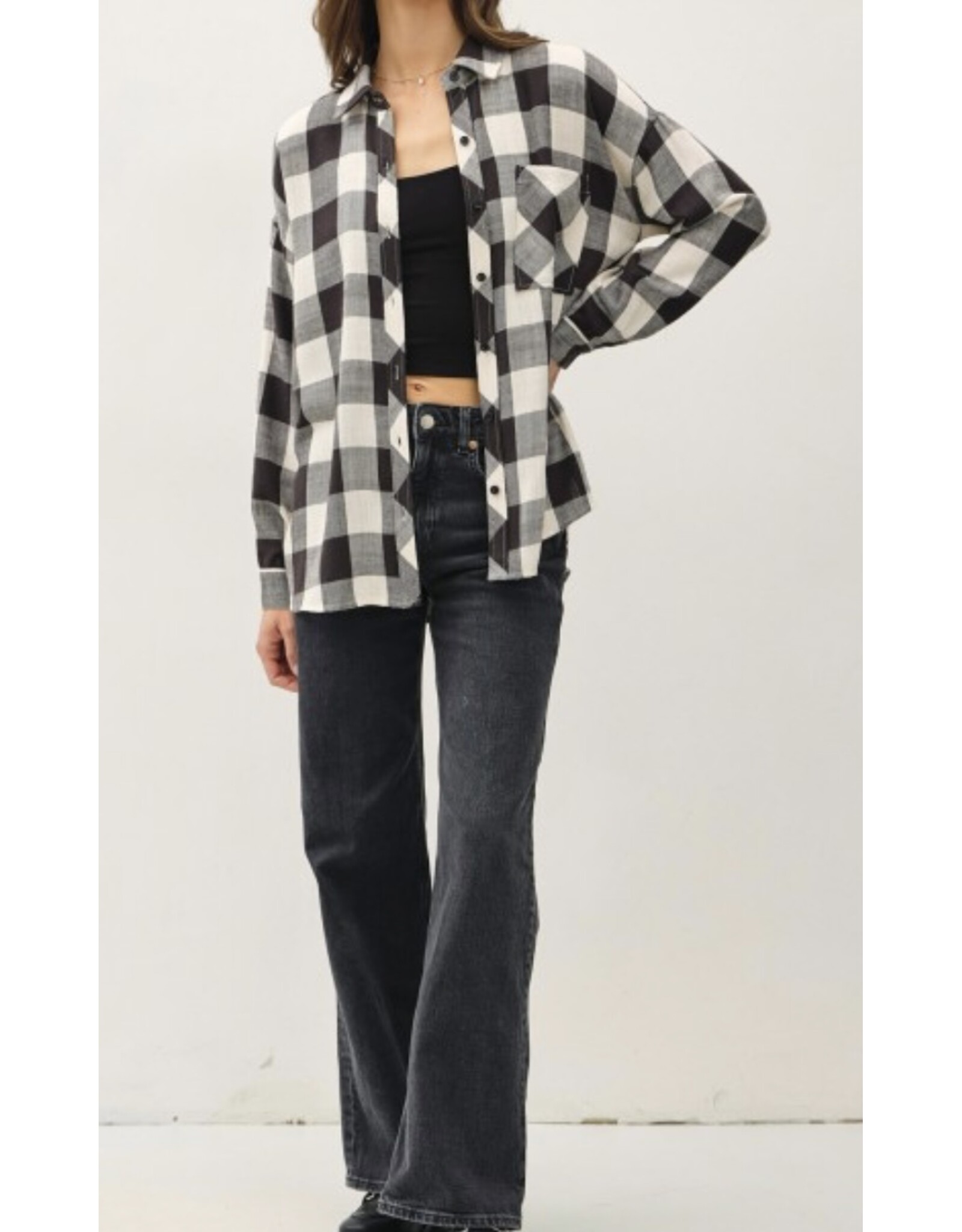 be cool Soft Buffalo Check Flannel Shirt