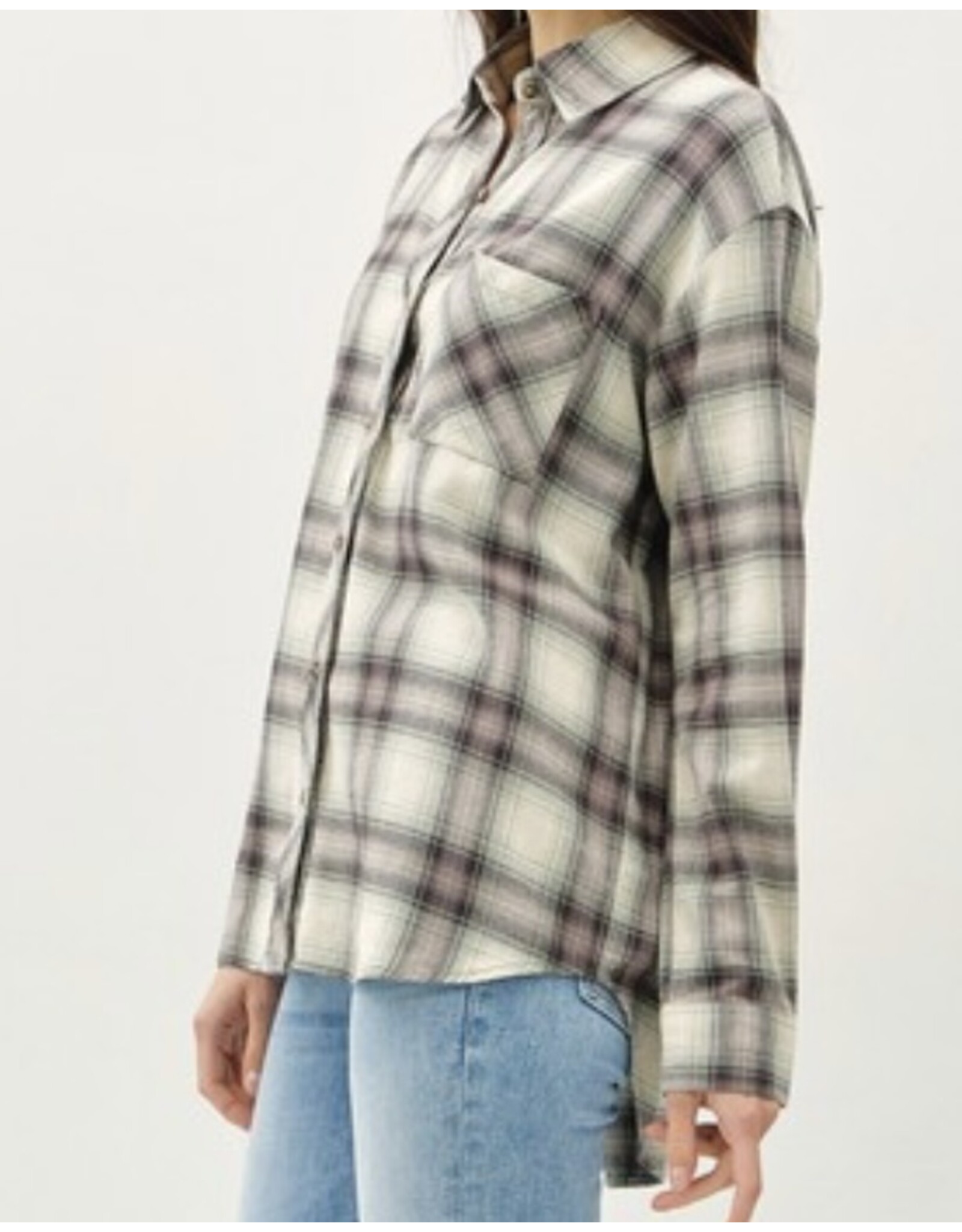 Soft Buffalo Check Flannel Shirt Jade