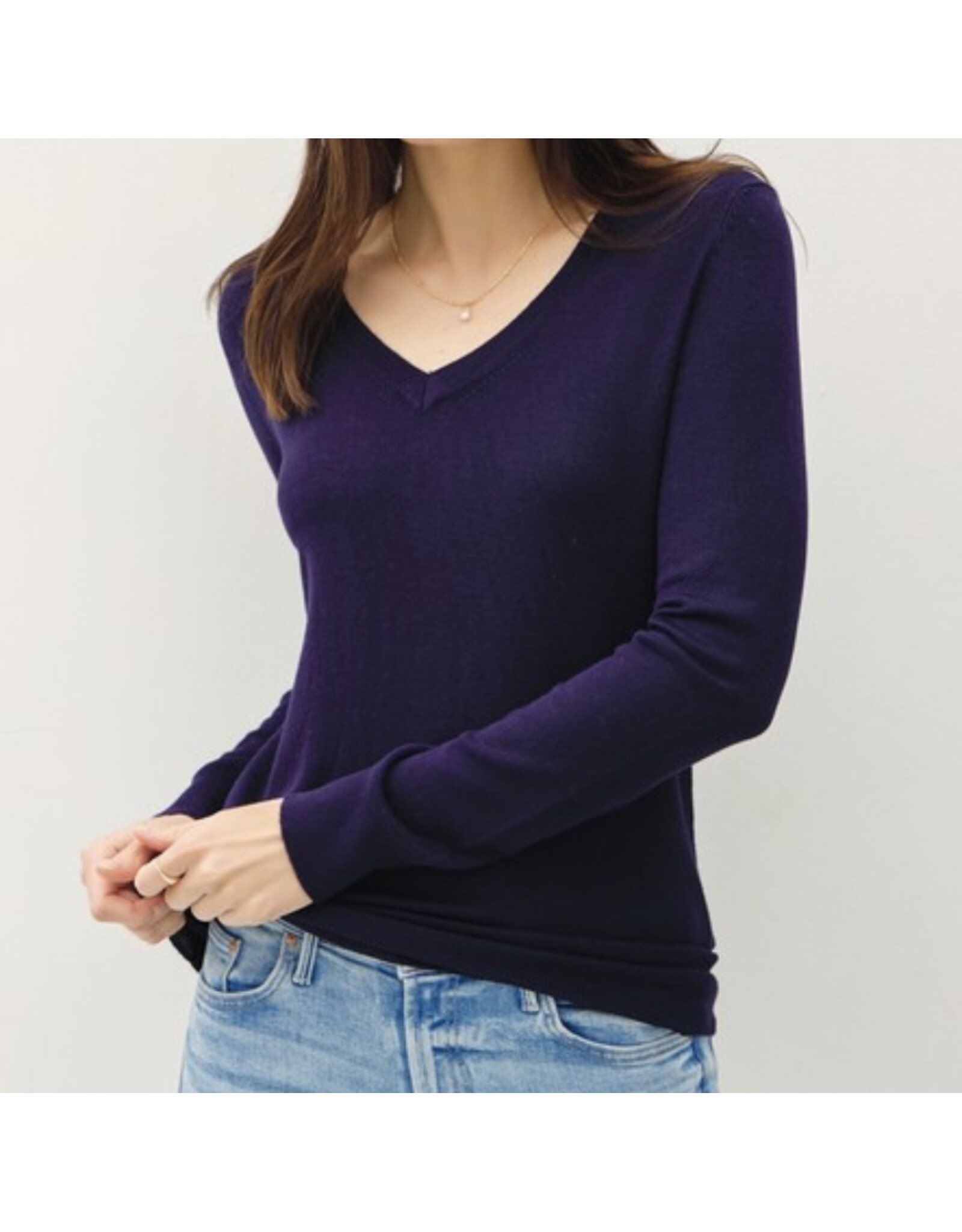 Classic V-neck sweater