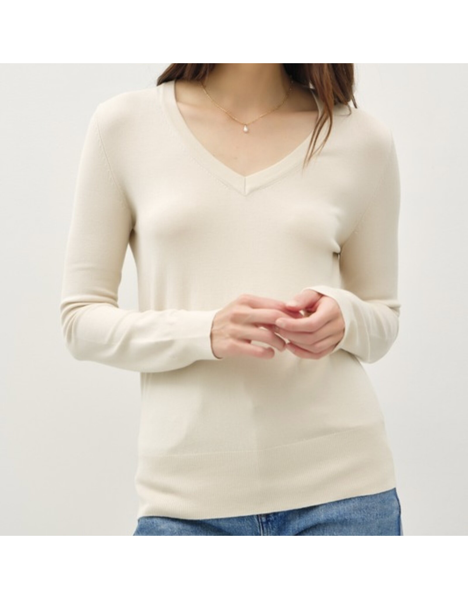 Classic V-neck sweater
