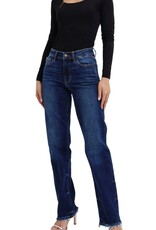Judy Blue Judy Blue MR straight leg w/fray hem Judy Blue Judy Blue MR straight leg w/fray hem