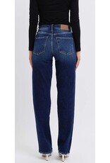 Judy Blue Judy Blue MR straight leg w/fray hem Judy Blue Judy Blue MR straight leg w/fray hem