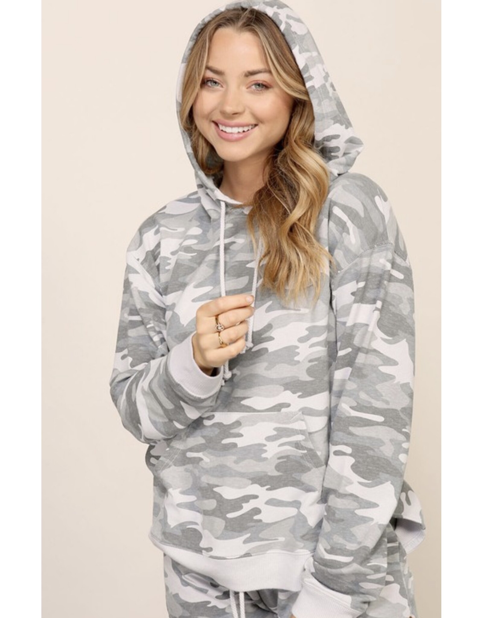 Camo Print Hoodie