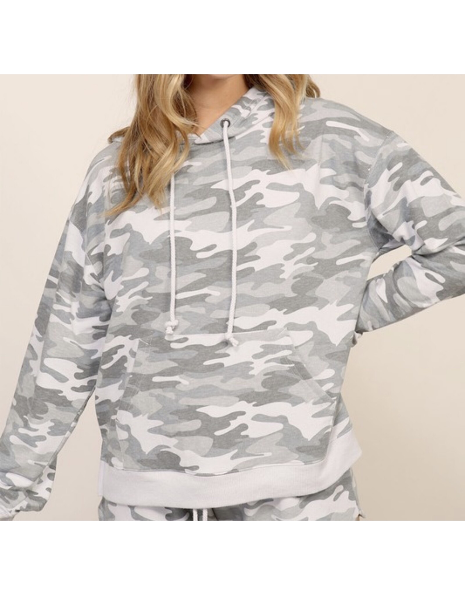 Camo Print Hoodie