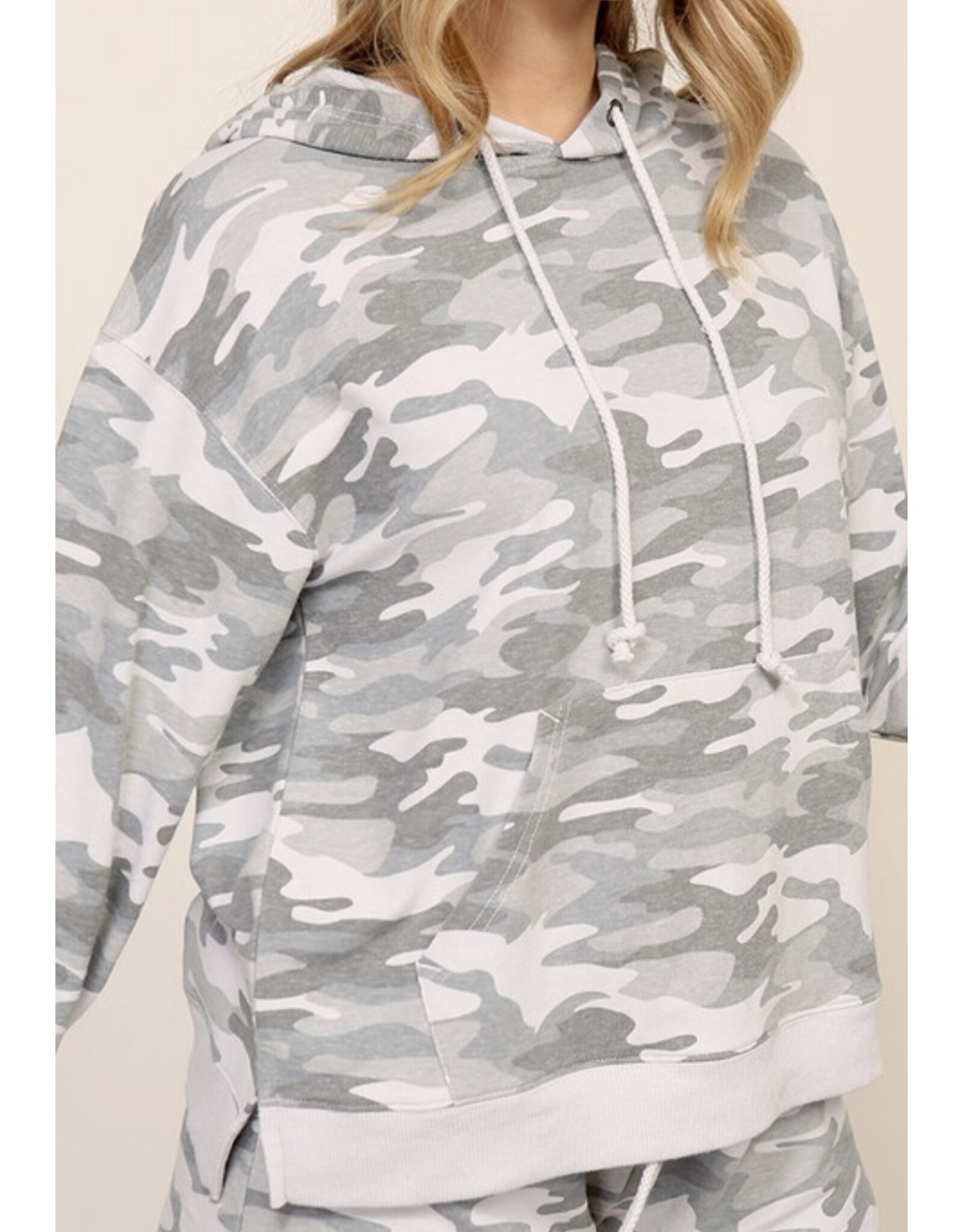 Camo Print Hoodie