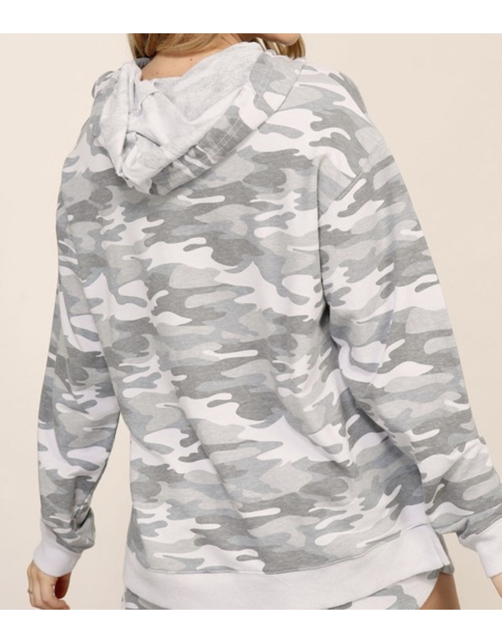 Camo Print Hoodie