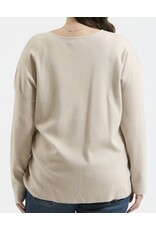 Plus V Neck Seam Sweater Plus V Neck Seam Sweater