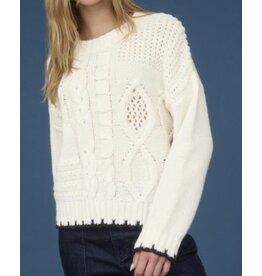 Contrast Stitch Sweater