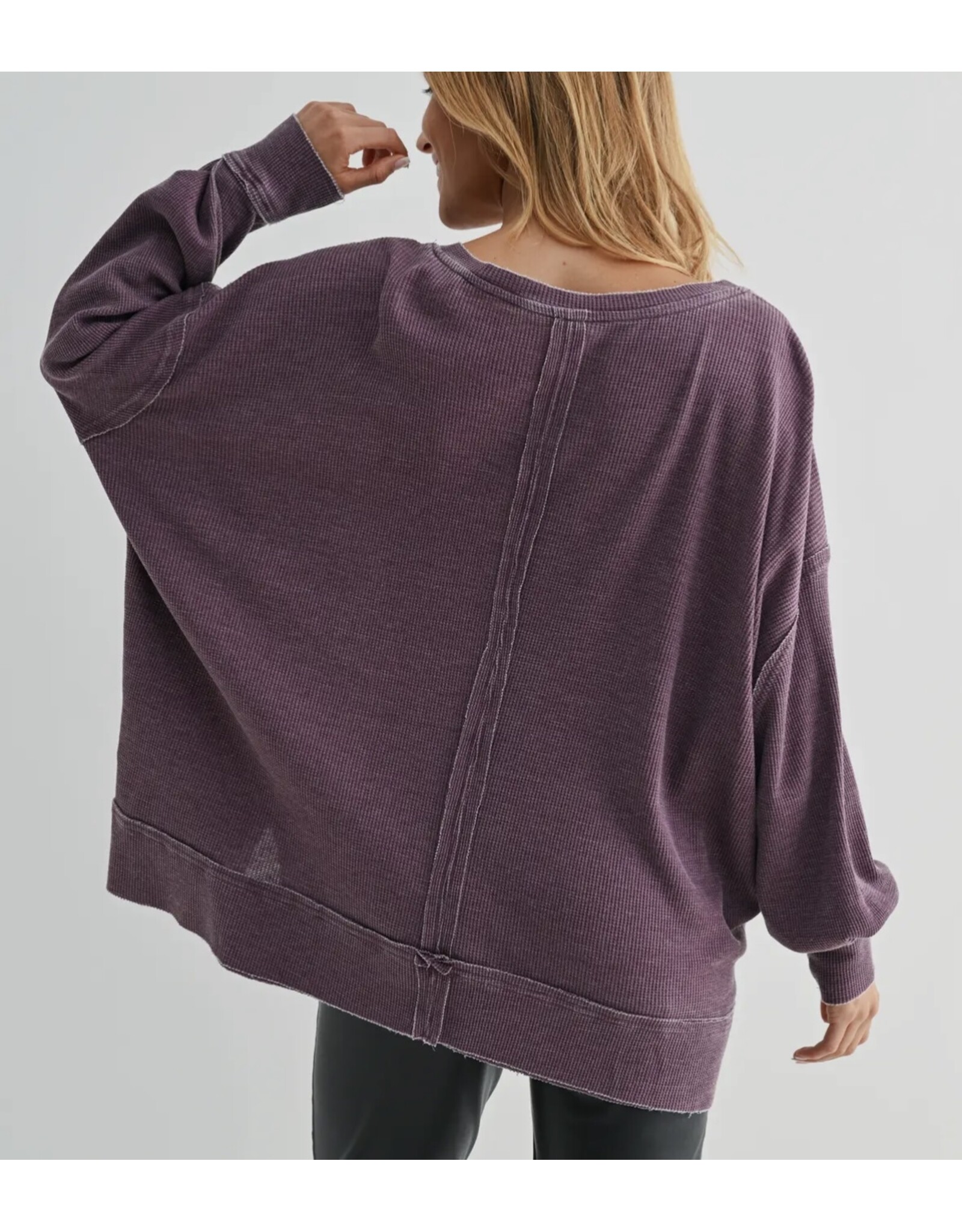 mono b Waffle Knit oversized fit