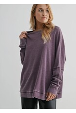mono b Waffle Ribbed Pullover mono b Waffle Ribbed Pullover