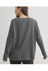 mono b Waffle Ribbed Pullover mono b Waffle Ribbed Pullover