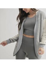 mono b Driftwood Hooded Cardigan mono b Driftwood Hooded Cardigan