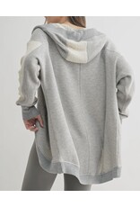 mono b Driftwood Hooded Cardigan mono b Driftwood Hooded Cardigan