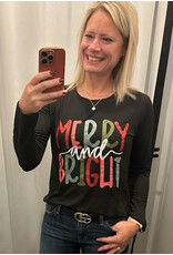 Merry & Bright lightweight sweatshirt
