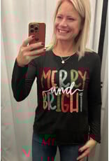 Merry & Bright lightweight sweatshirt