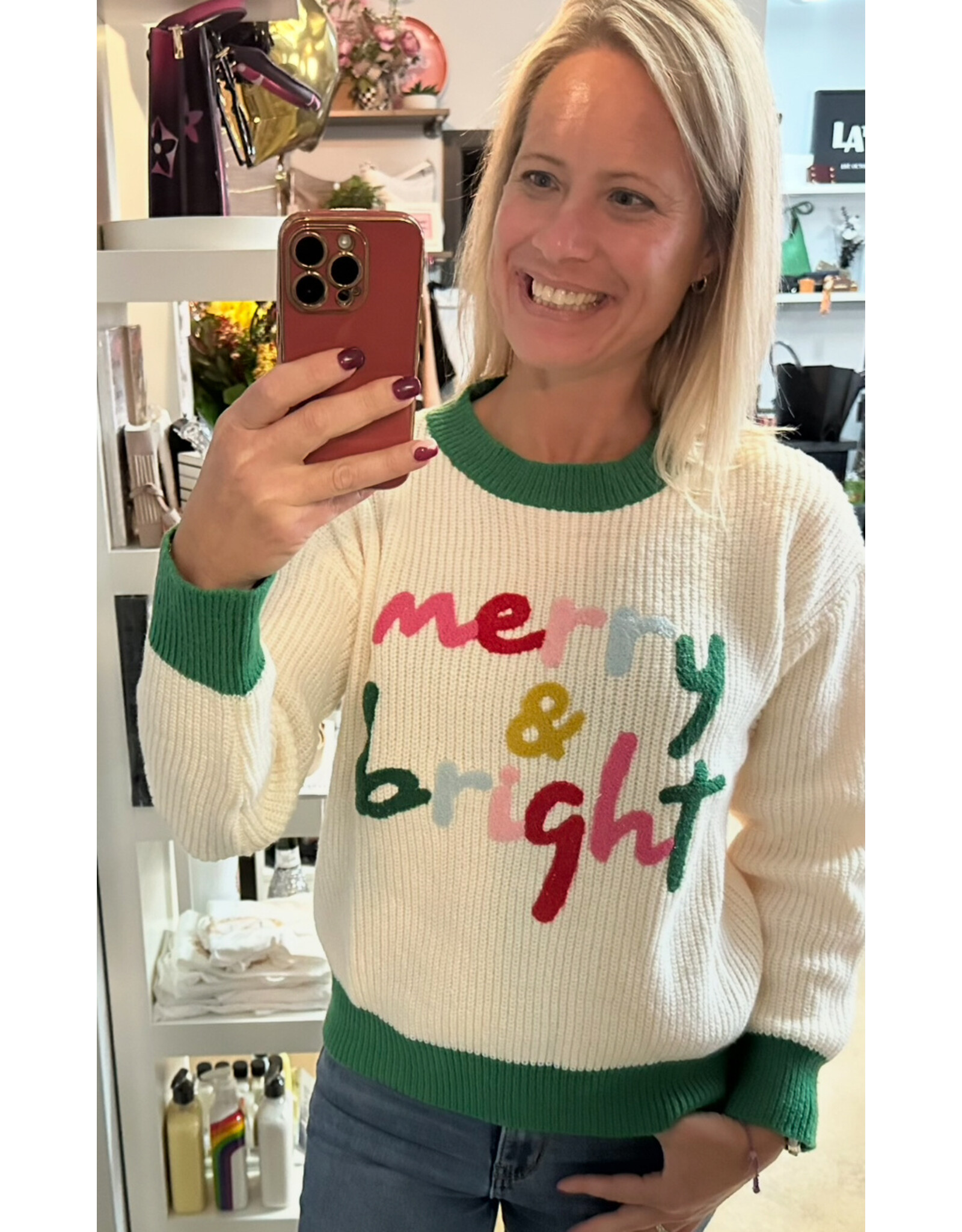 Merry & Bright sweater