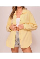 Cozy Brushed Waffle Oversized Shacket