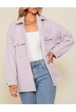 Cozy Brushed Waffle Oversized Shacket