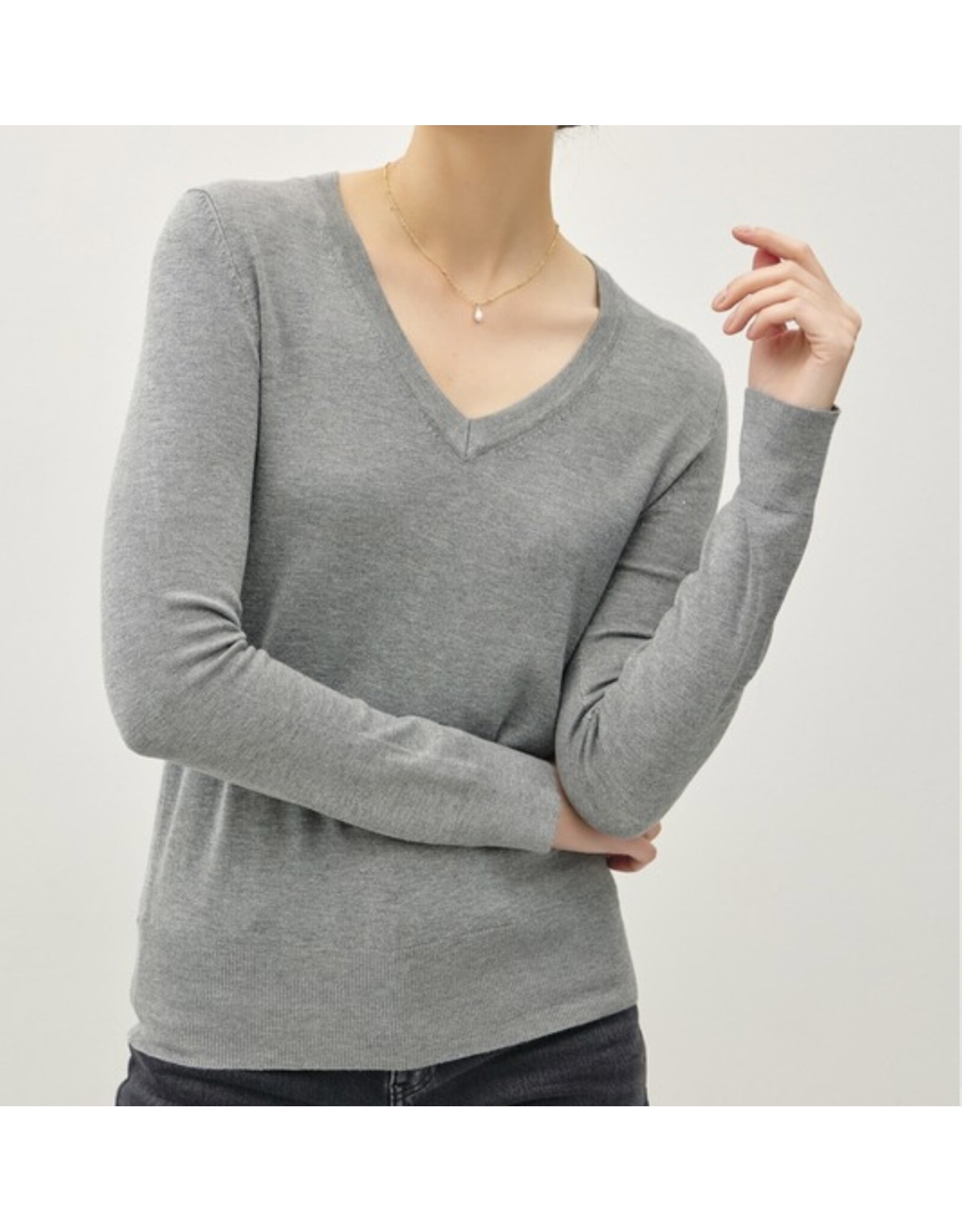 Classic V-neck sweater