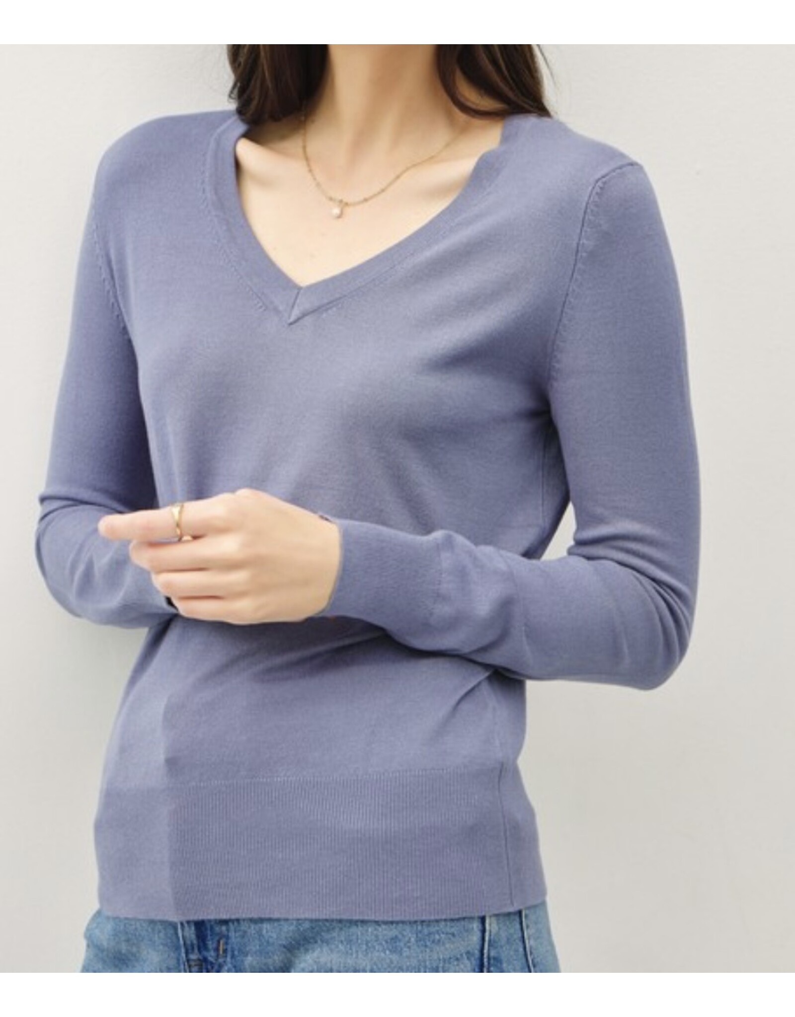 Classic V-neck sweater