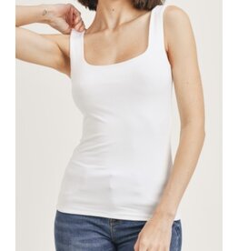 Double layer square neck tank
