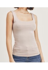 Double layer square neck tank