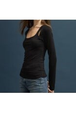 Double layer slit scoop top