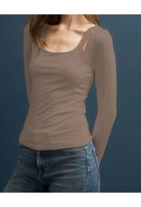 Double layer slit scoop top