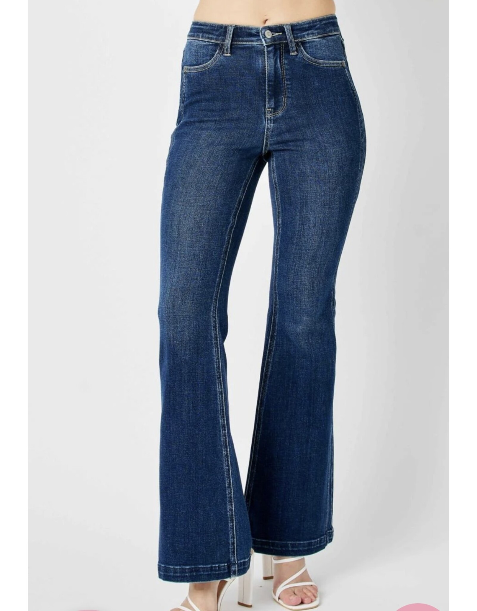 Judy Blue Judy Blue HW Angled Side Seam Flare